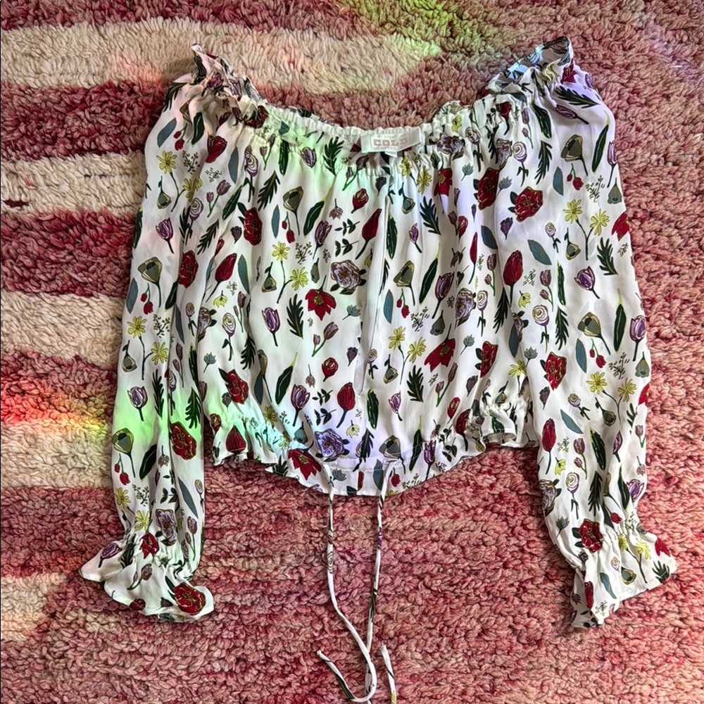 Stone Cold Fox Floral Off-Shoulder Blouse